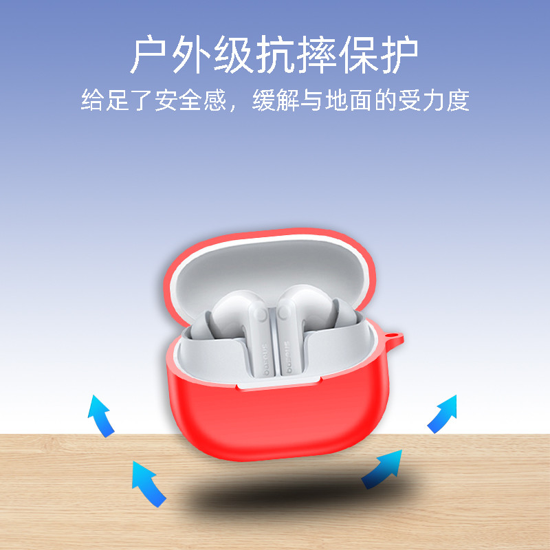For Baseus BP1 Pro Case Cute Stitch Snoopy Finger Ring Lanyard Cartoon ...