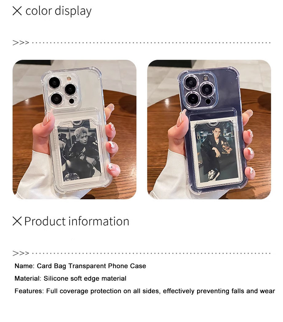 Coque IPhone Avec Portefeuille - Anti-choc Grise - Compatible 16 à 7