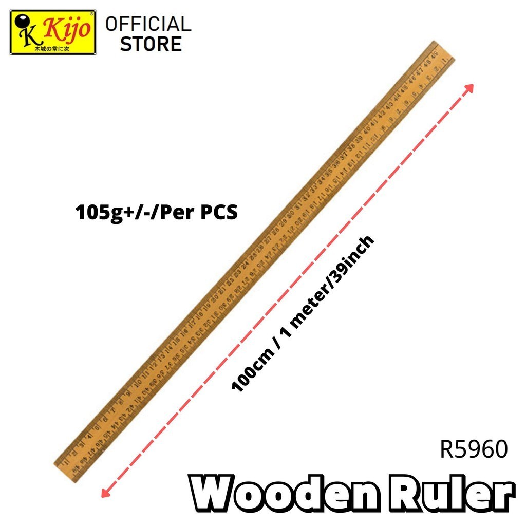 KIJO School Teacher Ruler 100cm / 1meter -R5960 [min order 2 pcs ...