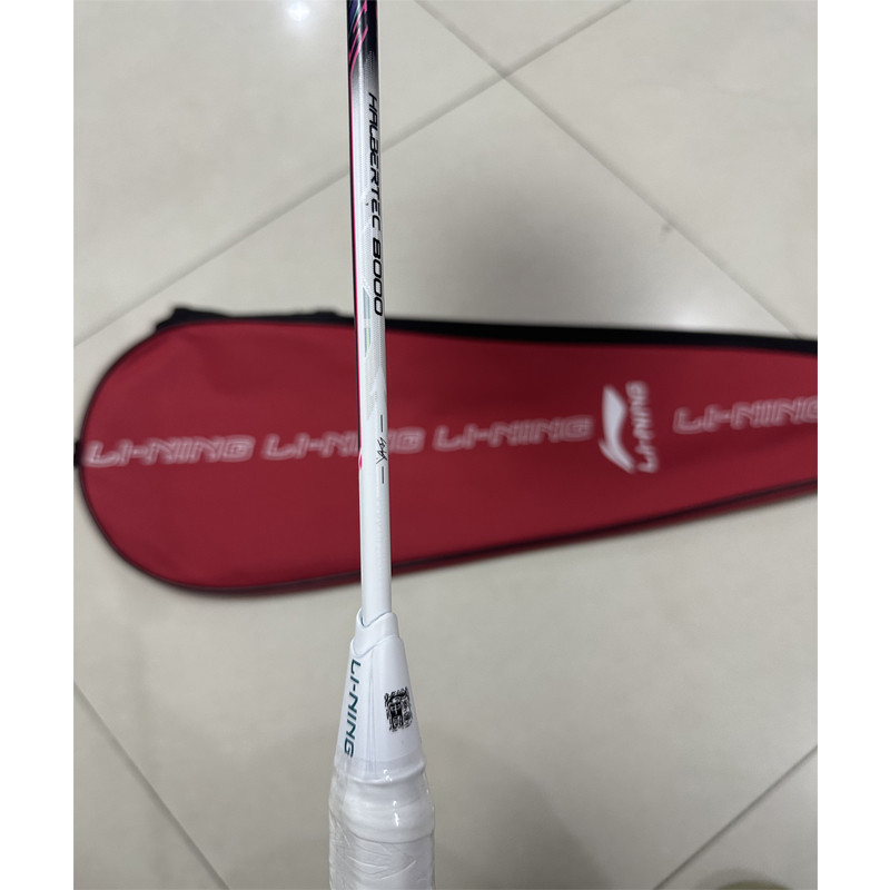 Li Ning HALBERTEC 8000 Halberd 8000 Carbon Fiber Green Pink Badminton ...