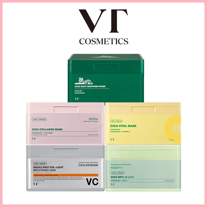 [100% Original] VT Pro Cica Daily Soothing Facial Masksheet 30ea | Cica ...
