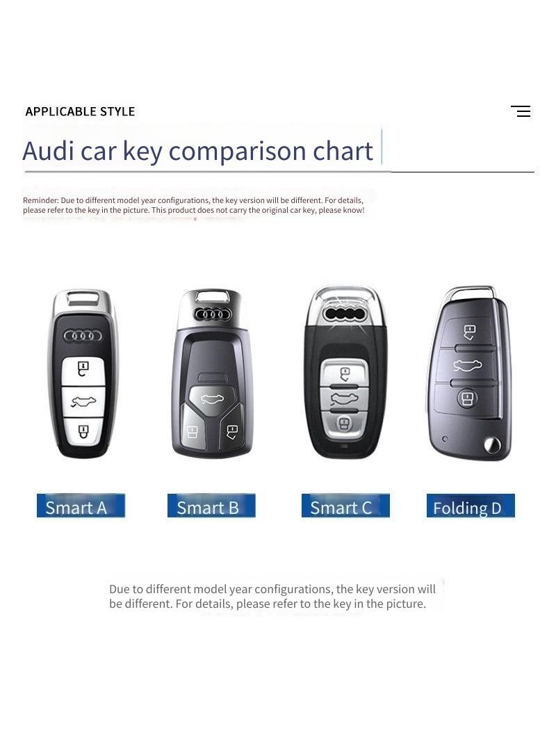 Audi TT A4 Q5 A3 APBX 10 A5 Q3 A6 C5 Q7 A7 A6 RS Car Keychain Car Key ...