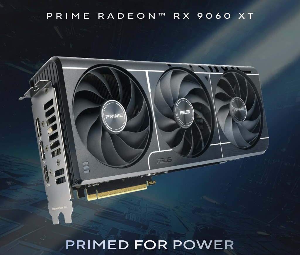 ASUS Radeon RX 9060 XT Prime OC 8GB Dual OC 8GB Prime OC 16GB GDDR6 ...