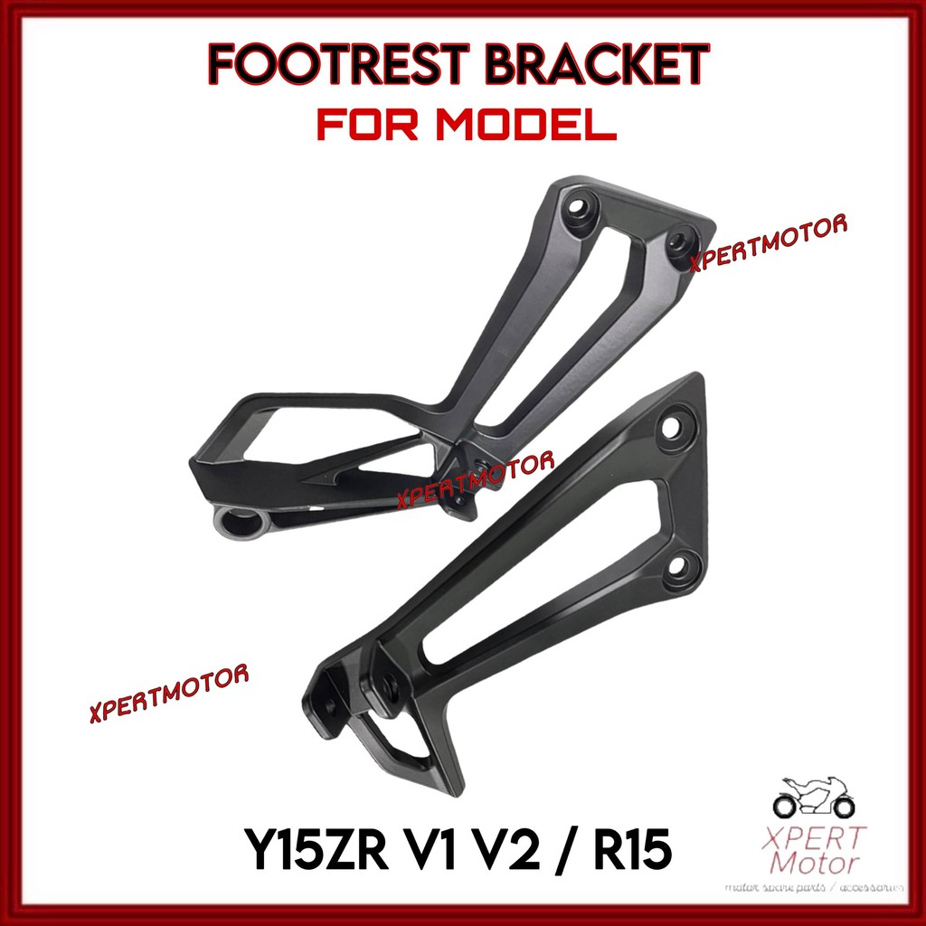 Yamaha Y15ZR V1 V2 R15 Footrest Bracket Sets OEM Kiri Kanan | Shopee ...