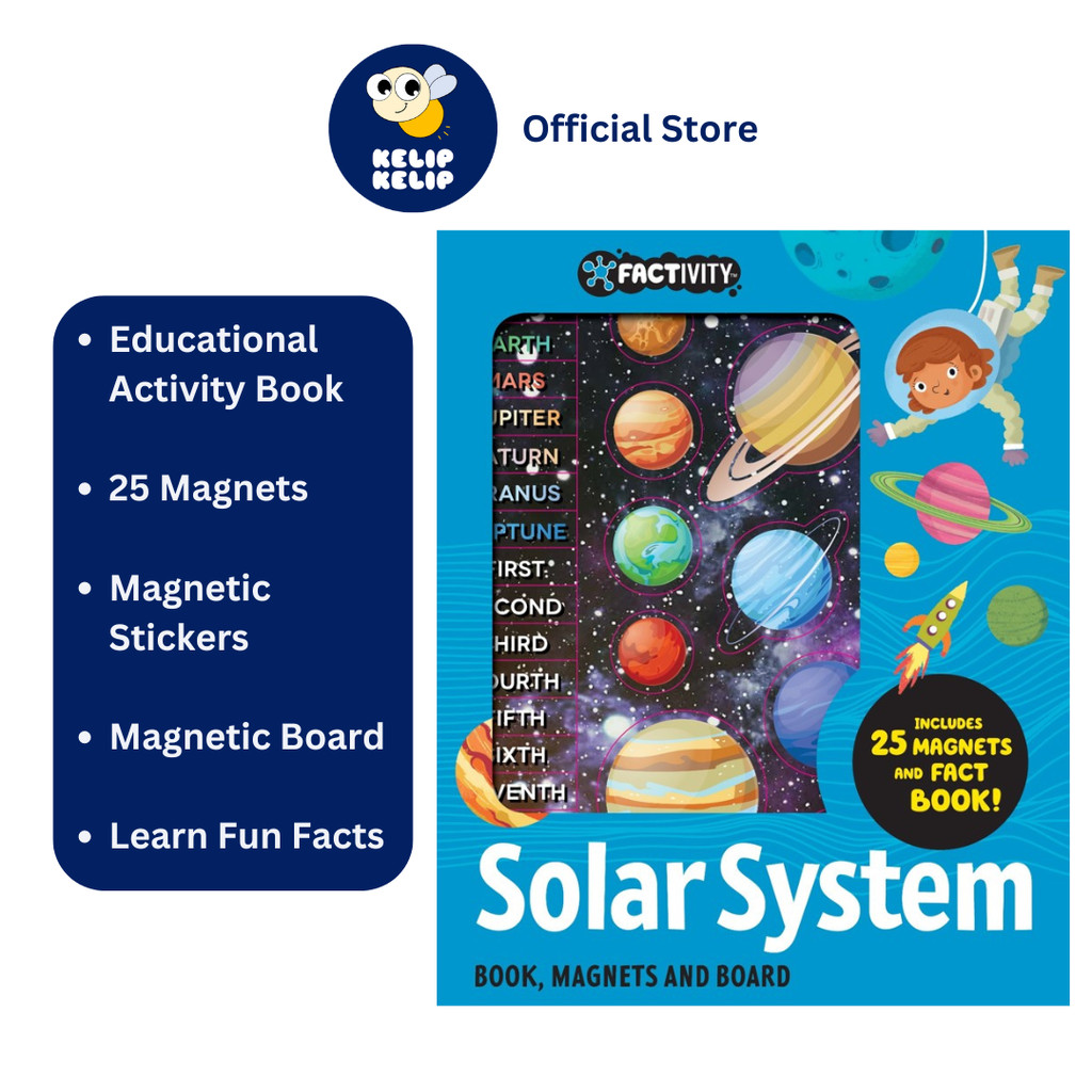 Solar System Factivity Magnetic Folder & Book With Planet Magnets ...