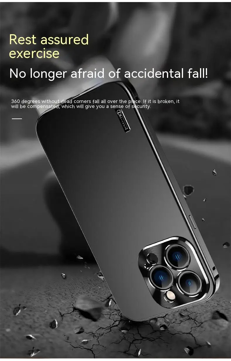 For Iphone 17 16 15 14 13 Pro Max Case Metal Aluminium Alloy Ultrathin ...