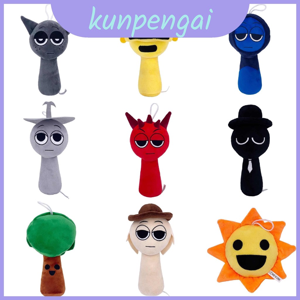 Incredibox Sprunki Shorthaired Plush Doll With Adorable Cartoon For ...