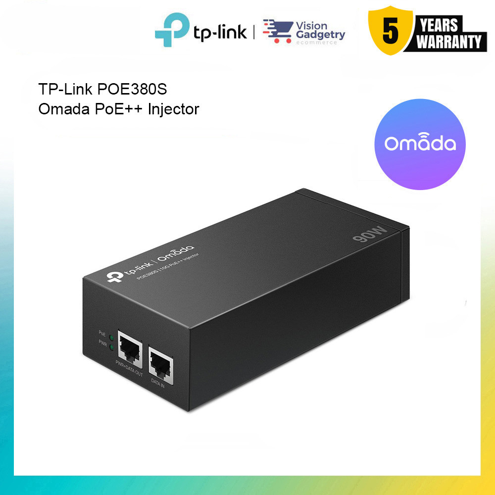 TP-Link POE380S Omada PoE++ Injector 90W | Shopee Malaysia