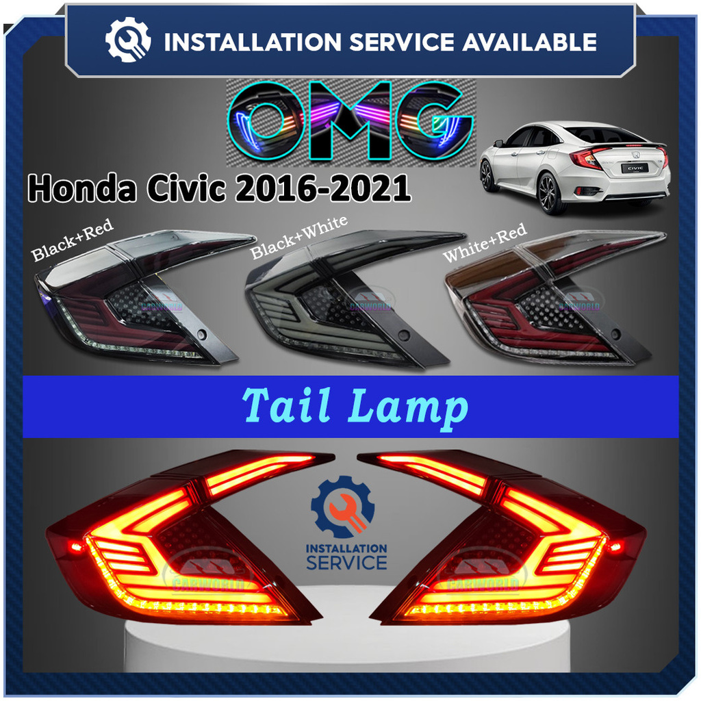 [Installation Provided]Honda Civic FC (20162021)Tail Lamp LED Taillamp