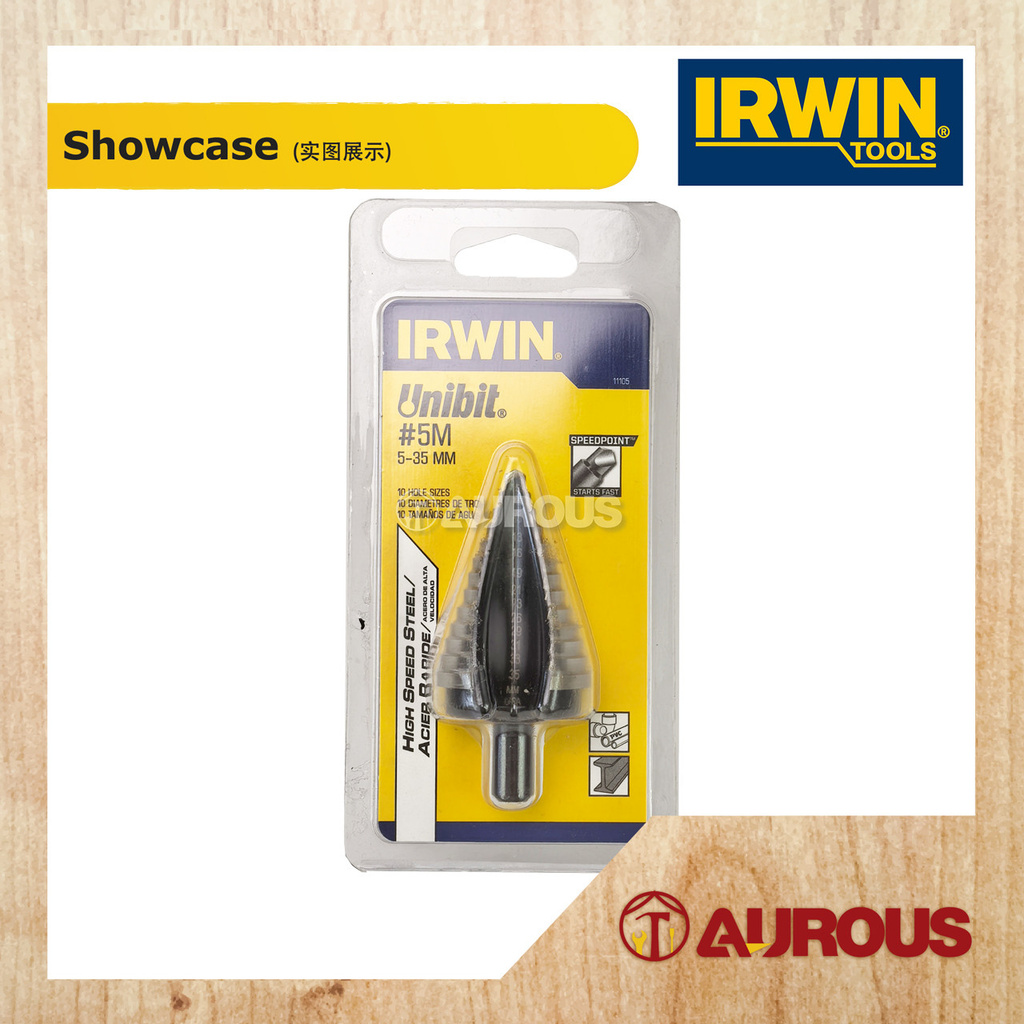 IRWIN UNIBIT #5M STEP DRILL BIT (1/4