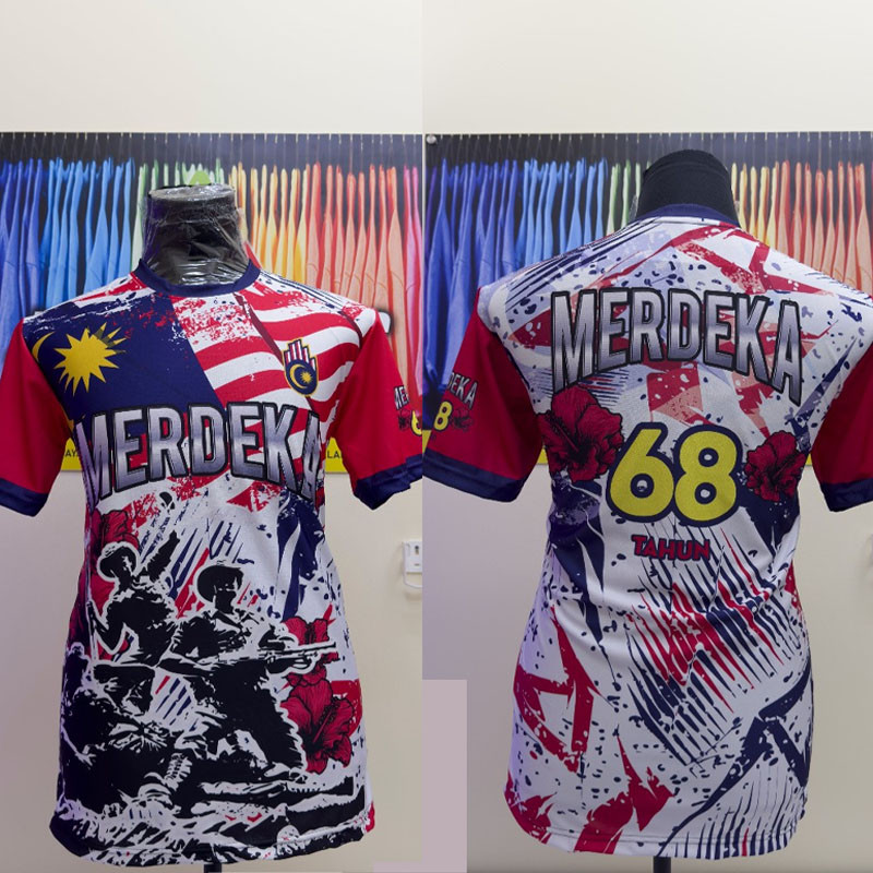 2025 Baju Merdeka Malaysia 68th Anniversary T-Shirt Unisex T-Shirt Baju ...