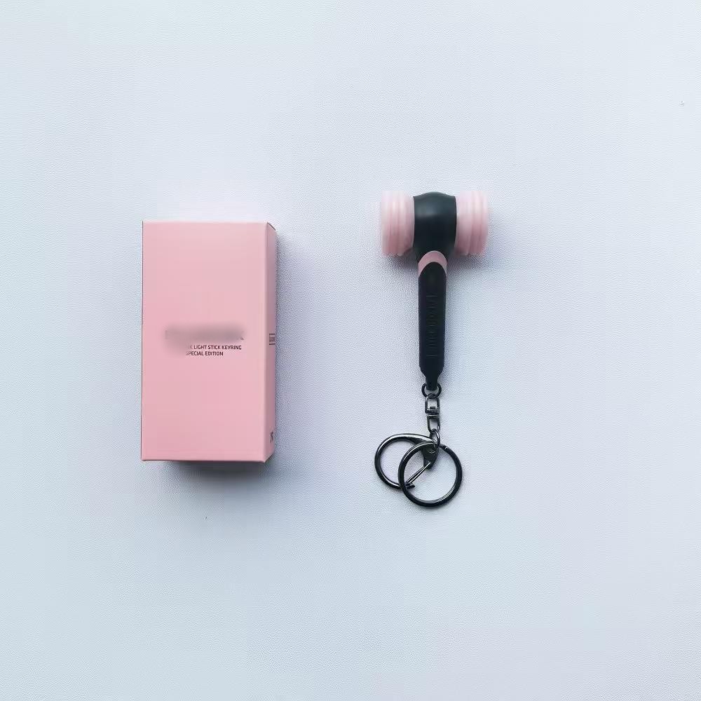 Kpop Idol Bp Jisoo Lisa Mini Light Stick Keyring Special Edition Glow 