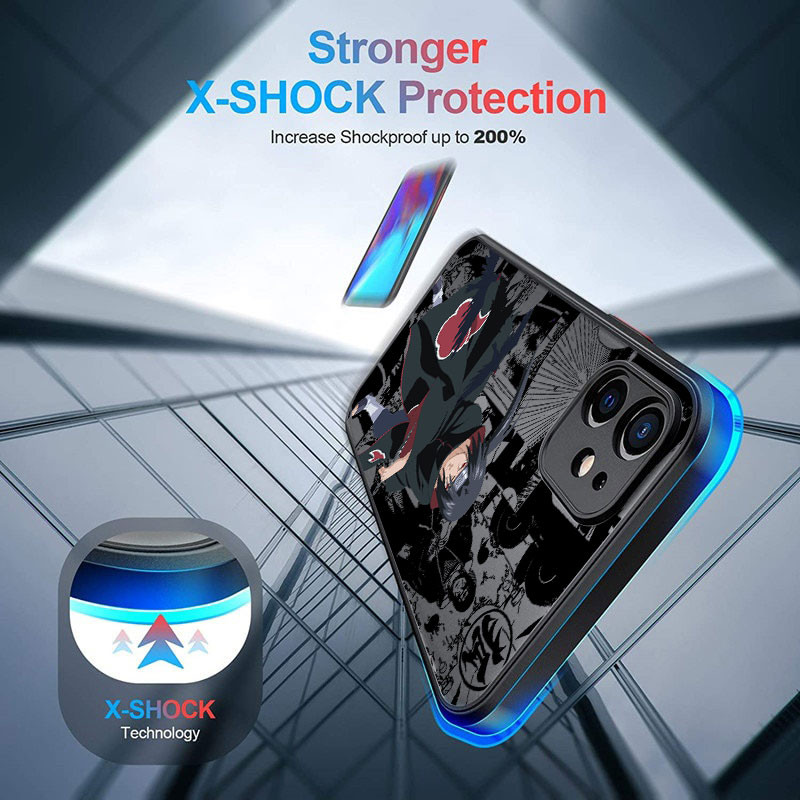 Narutos Akatsuki Itachi Anime Phone Case For iphone 15 11 14 Plus 16