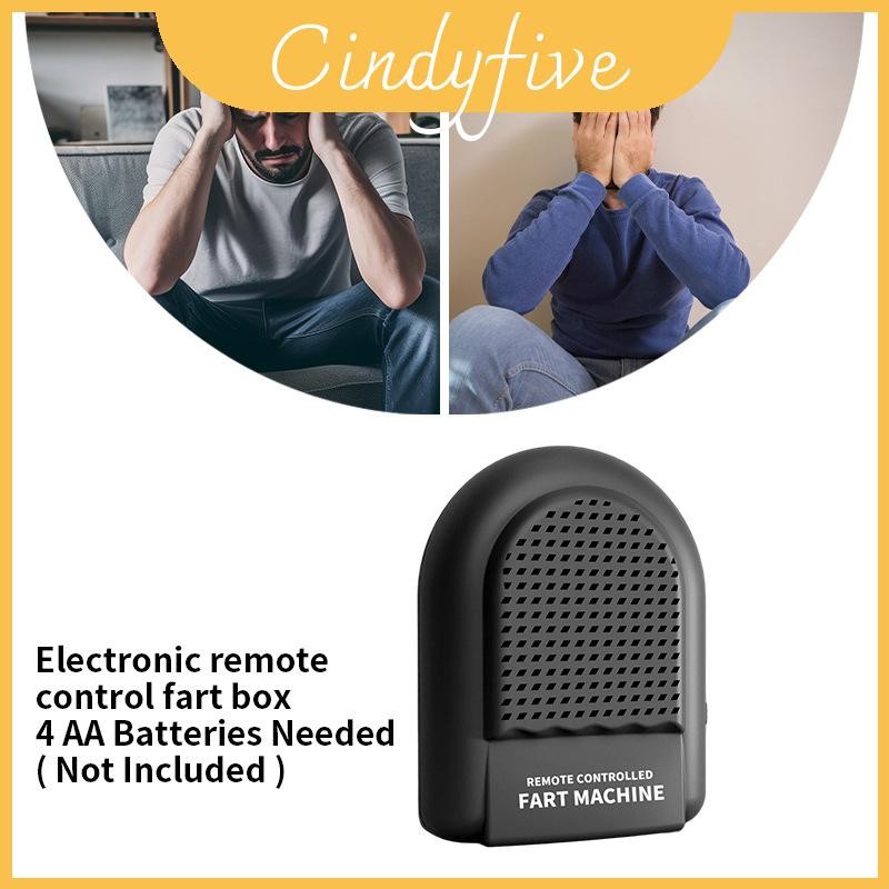 Electronic Fart Box Machine – Remote Controlled Prank Toy, Black, Fun Joke