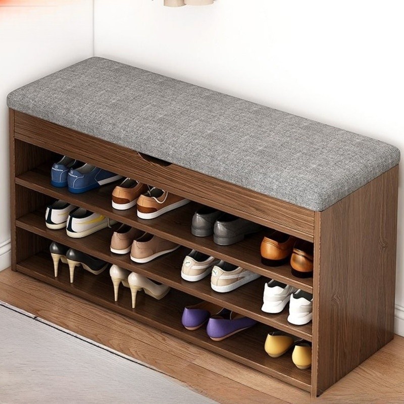Changing Stool Soft Roll Shoe Shoe Rack With Seat Shoe Simple Rack ...