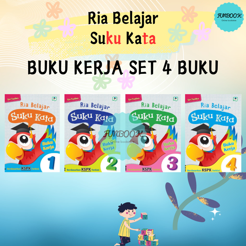 [FUNBOOK] Ria Belajar Membaca Suku Kata Prasekolah Buku Membaca Reading ...