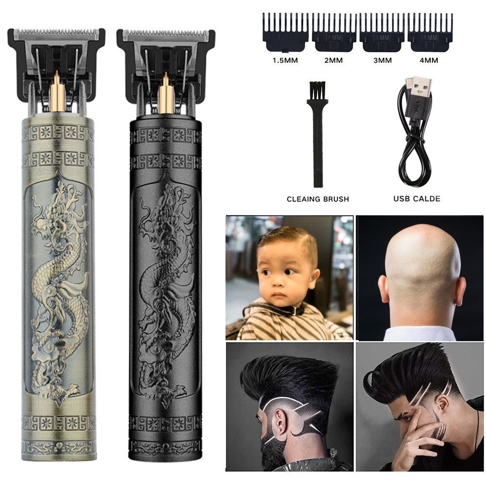 Professional Hair Clippers Haircut Rechargeable Razor Trimmer ...