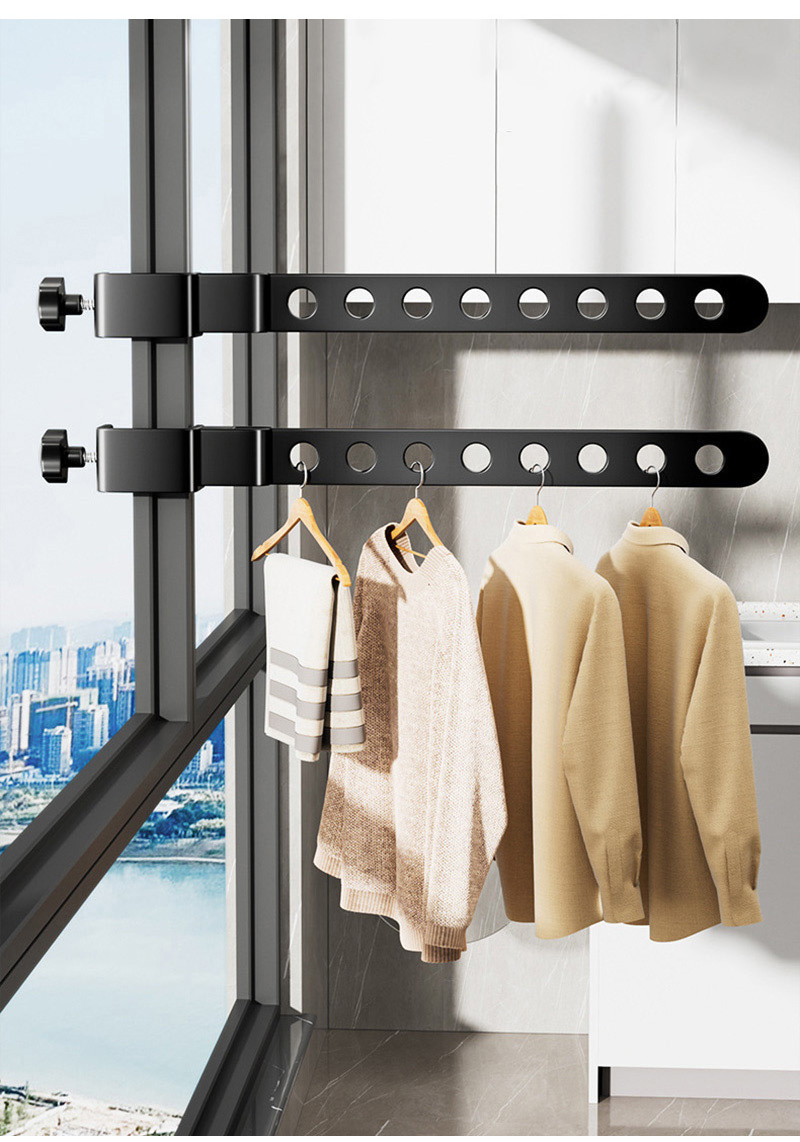Wall Mounted Space Saver Drying Rack,Outdoor Travel Portable Hanger for ...