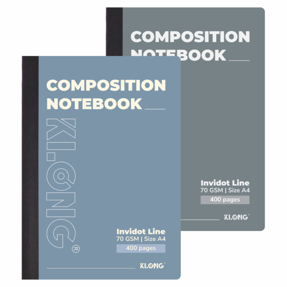 Klong exercise book MS 216 Volume a4 400 pages 70 gsm horizontal lines ...