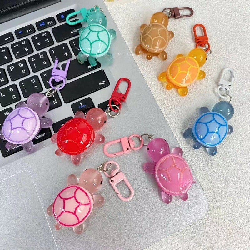 [Magpie] Cute cartoon resin luminous turtle bag pendant couple best ...