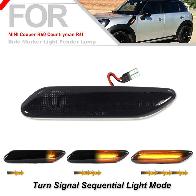 iJDM Car Fender Side Marker Blinker Lights For MINI Cooper R60 ...