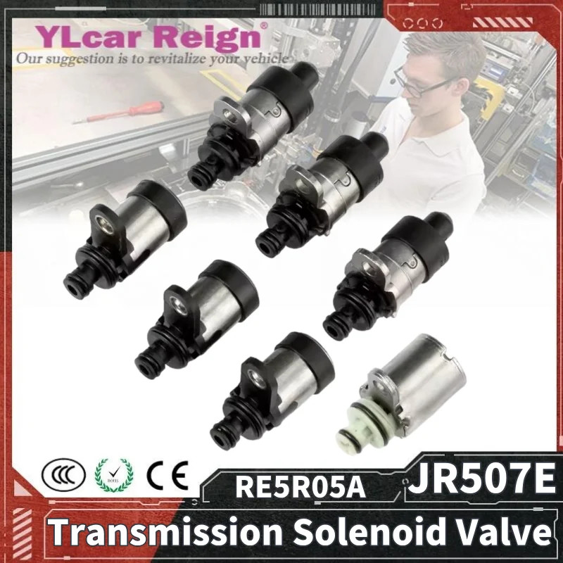 7Pcs Transmission Solenoid Kit 02UP RE5R05A 63431A-U Ghana