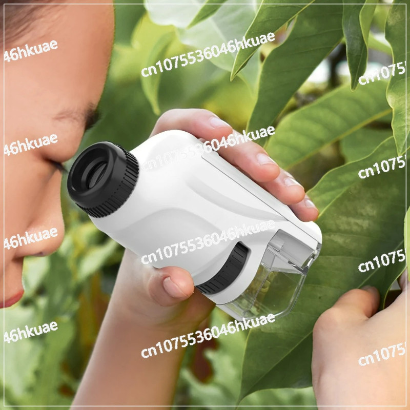 Portable Microscope Mini Student Science Laboratory Equipment Set ...
