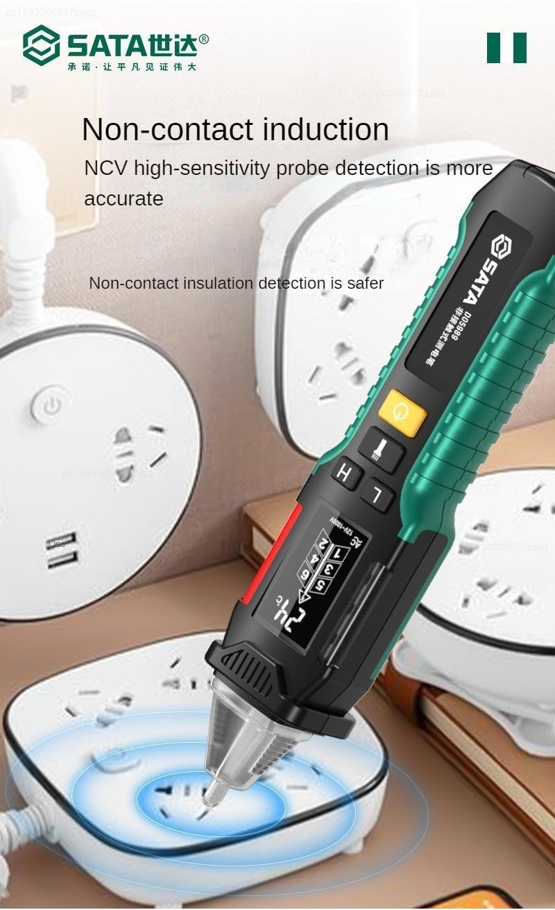 SATA Smart Electric Indicator Pen Non-Contract Cordless Induction ...