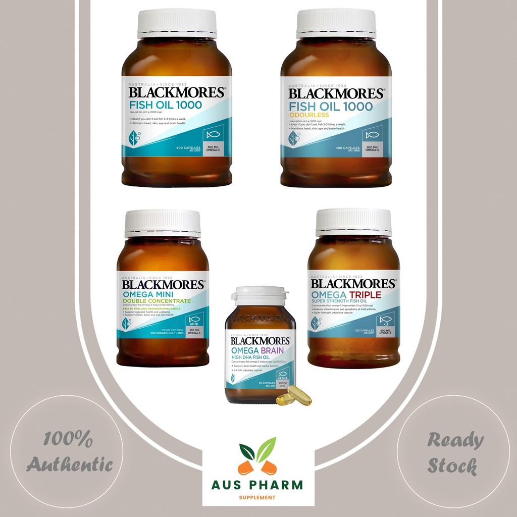 Blackmores Australia Fish Oil / Odourless Fish Oil / Mini Capsules ...