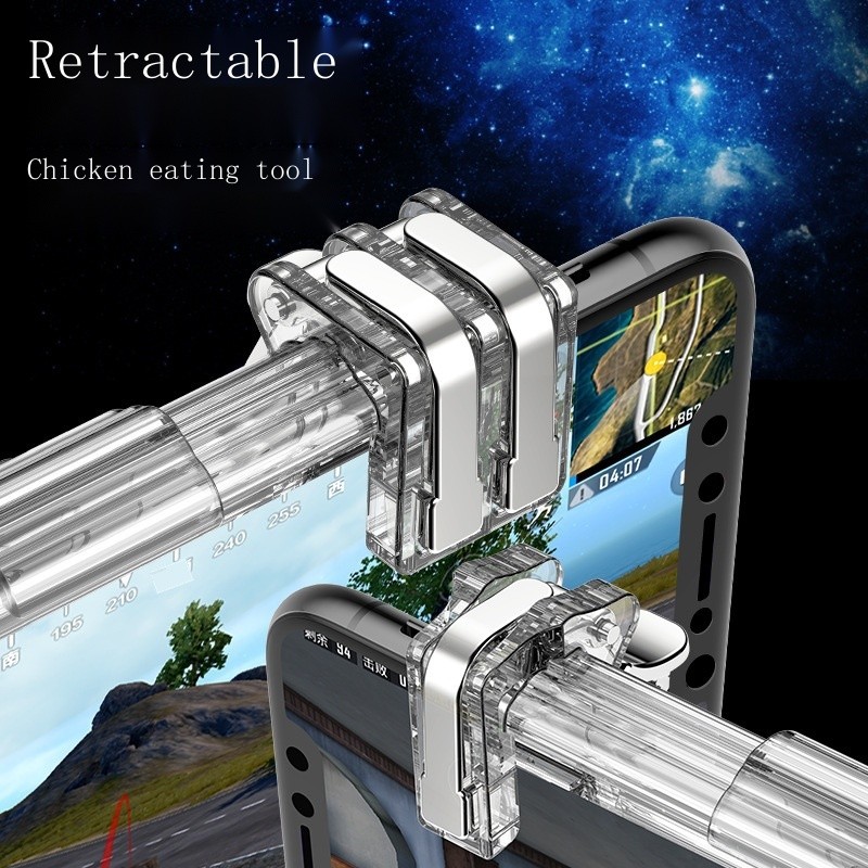 New six-finger chicken-eating artifact game controller K8 metal button ...