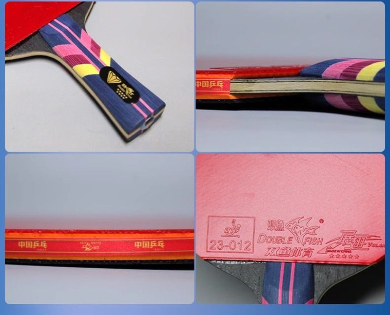 Double Fish DIAMOND SERIES Table Tennis Racket Original 7/8/9/Star Ping ...