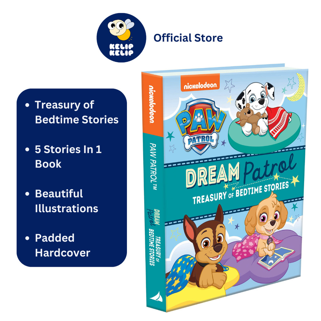 Paw Patrol Dream Patrol Treasury of Bedtime Stories (128 Pgs) StoryBook ...
