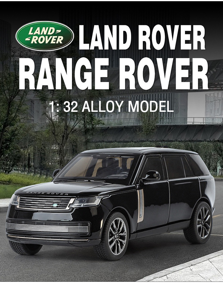 1:32 Scale Range Rover SV2022 Diecast Car Models Alloy Toy Vehicle With ...