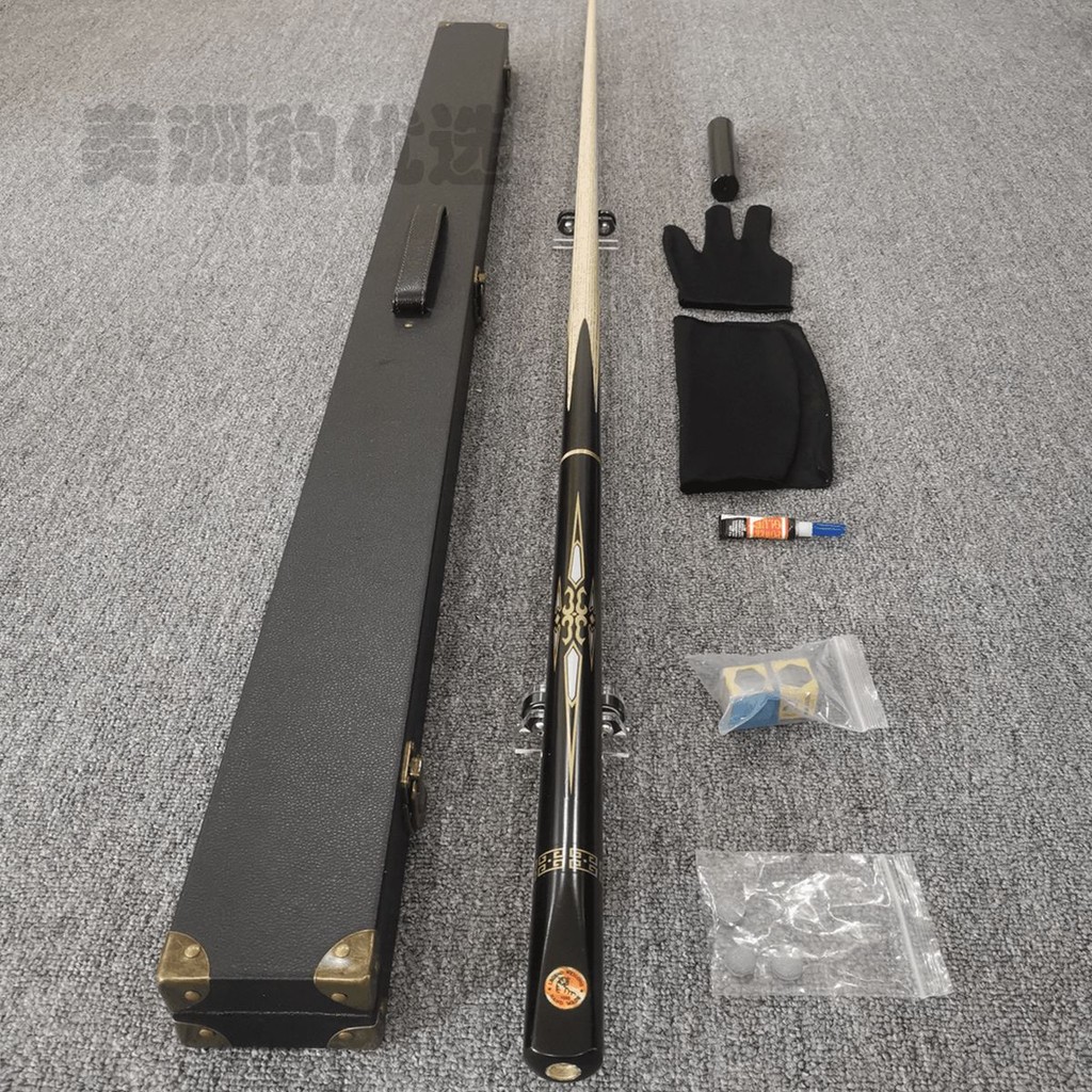 Dlp Golden Ares Billiard Cue Small Head Split Chinese Black EightNine