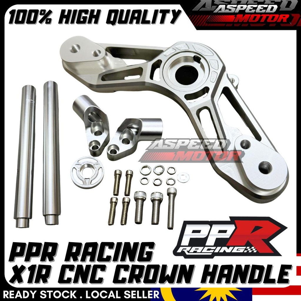 PPR RACING YAMAHA X1R CNC ALLOY HANDLE CROWN SET 100% HIGH QUALITY ...