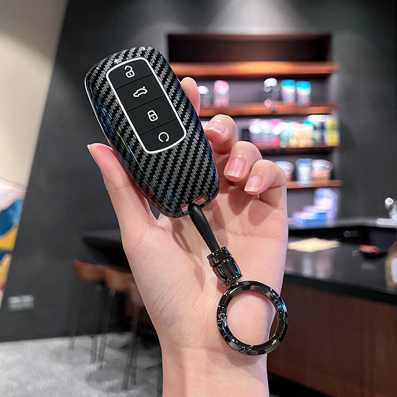 New Carbon Fiber Car Key Case Cover Chery Jaecoo J7 J8 Omoda 5 E5 C9 ...