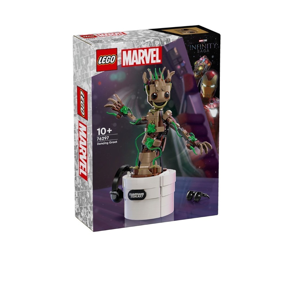 LEGO 76297 Marvel Dancing Groot Building Toy Set (459 pieces) | Shopee ...