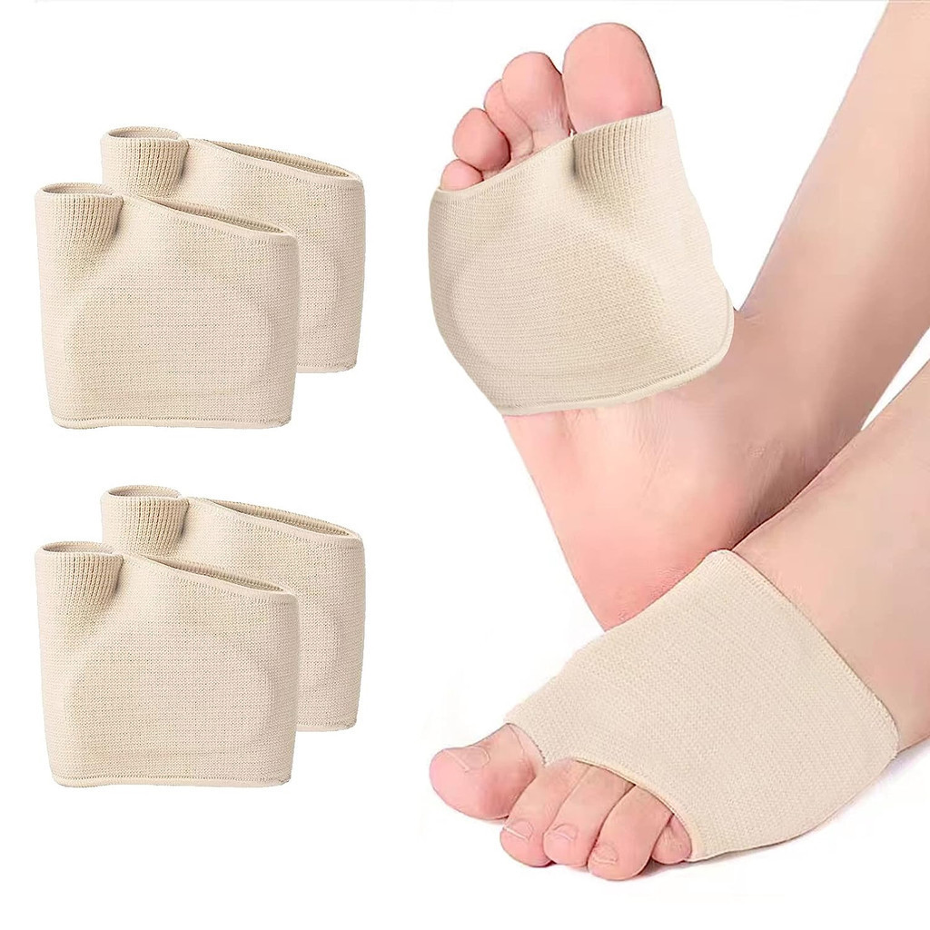 Silicone Gel Half Insoles for Metatarsal Forefoot Pain Relief Shoe Pads ...