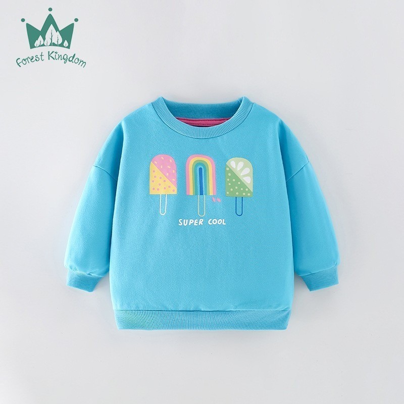 Children Children's Clothing Girls' Sweatshirt Loose Spring Autumn