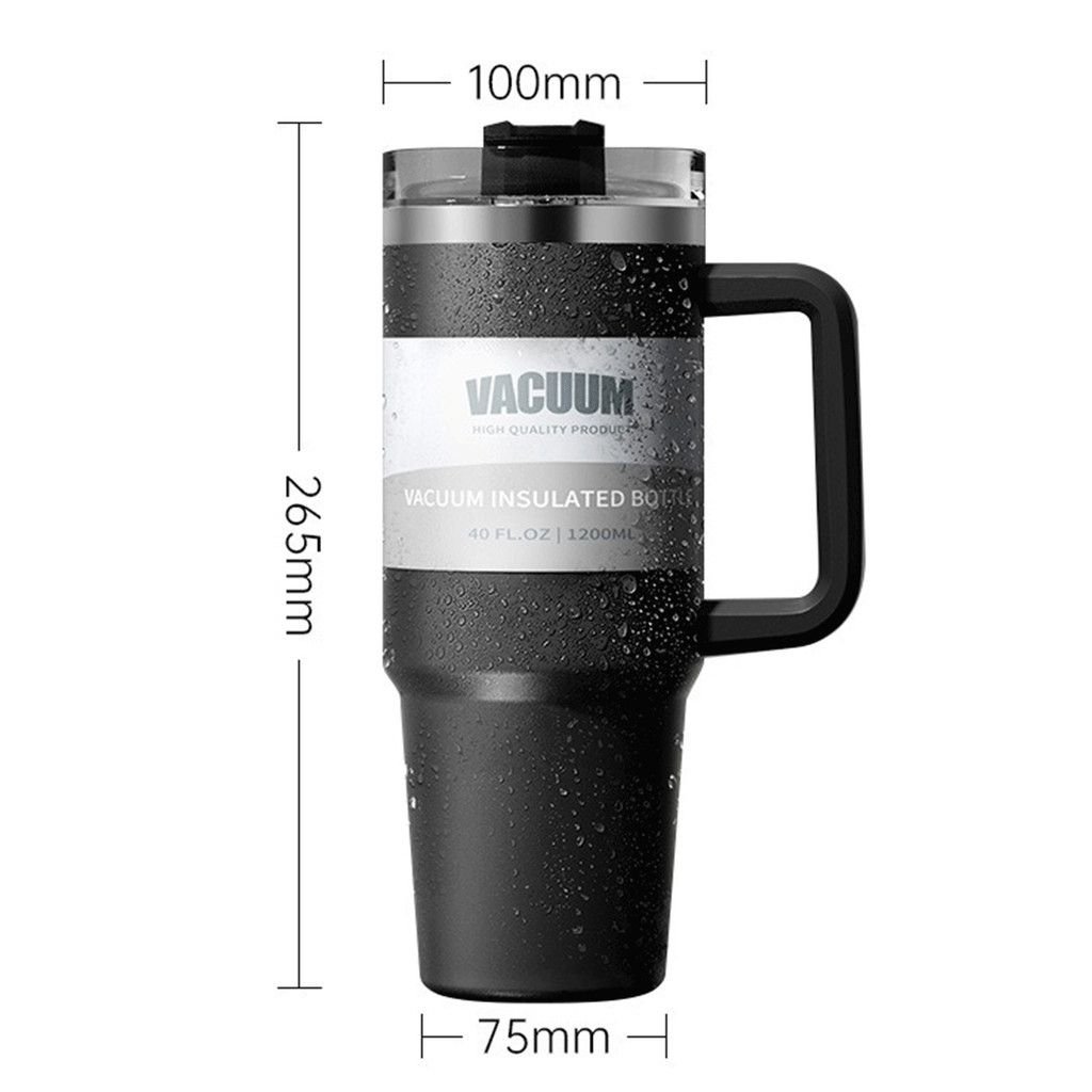 Large Capacity 1200ML Thermos Cup Vacuum Cup Tumbler Water Cup with ...
