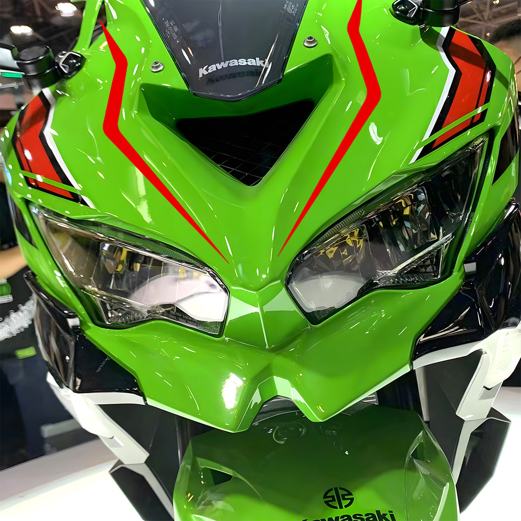 Motorcycle Fairing Head Sticker Motocross Front Bumper Waterproof ...