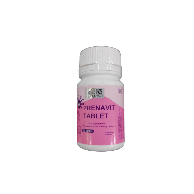 Sunward Prenavit Tablet 30's (Vitamin Untuk Ibu Mengandung / Menyusukan ...