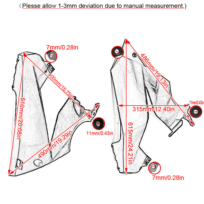 For Honda Cbr650r 2019-2023 Lower Belly Pan Fairing Cbr 650 R 