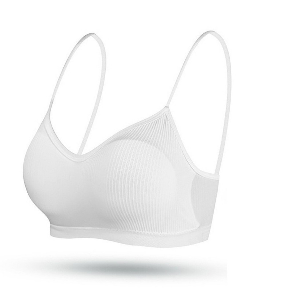 ZXYOUPING New Women Underwear Threaded Bra Seamless Bustier Spaghetti ...