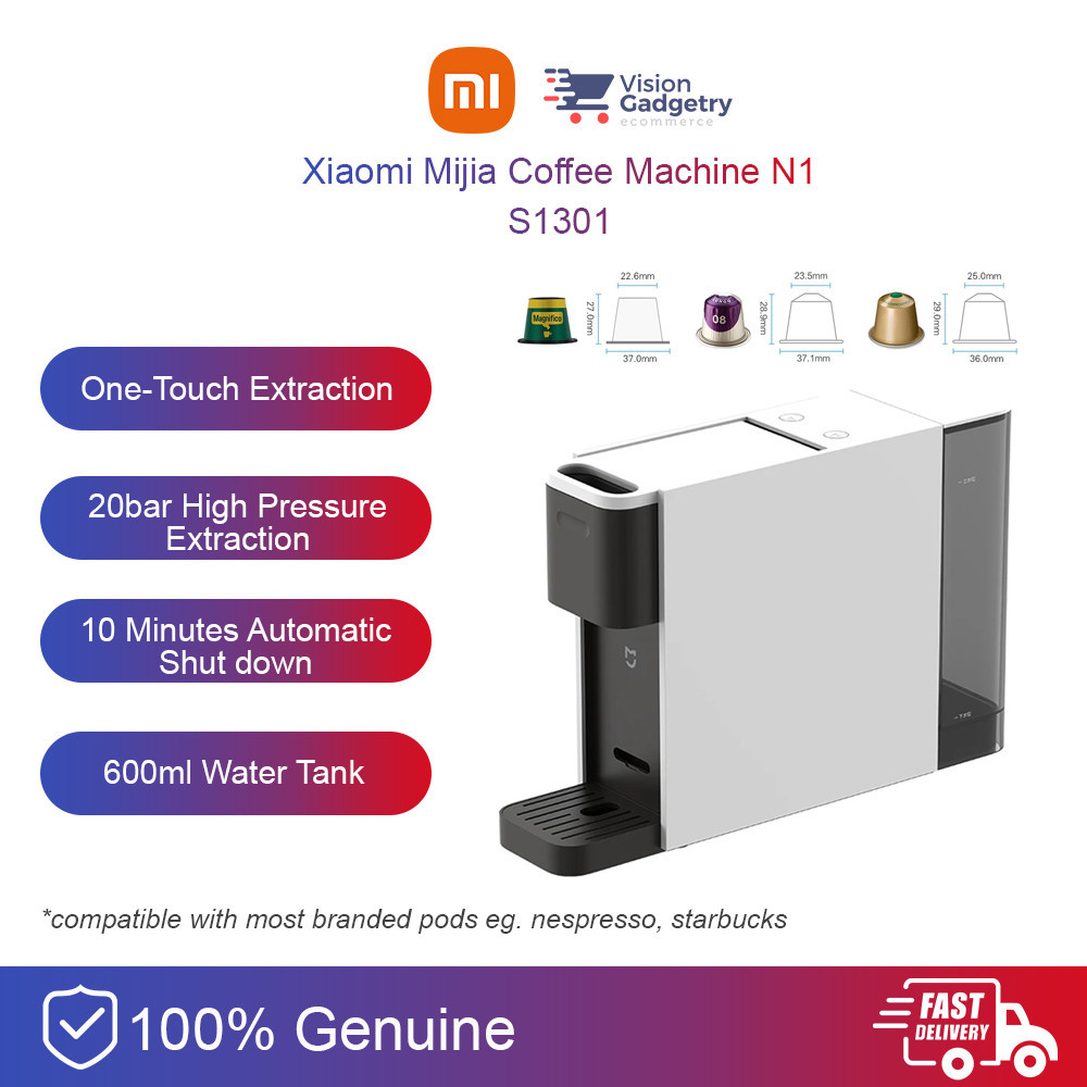 Xiaomi Mijia Capsule Coffee Machine N1 20Bar High Pressure Extraction ...