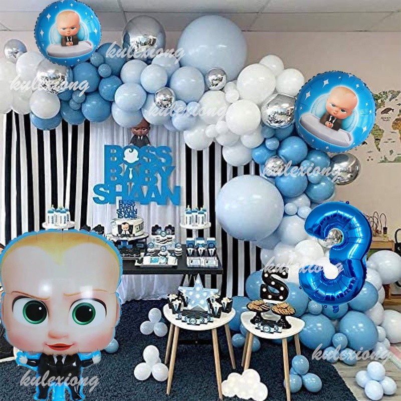 95Pcs/set Baby Boss Theme Party Balloon Arch Kit Party Decoration for ...