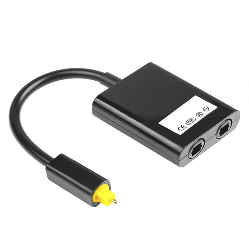 thumbnail interactive-video image 1 of VCELINK Optical Cable Splitter Fiber 1 In 2 Out Toslink 1 of 9