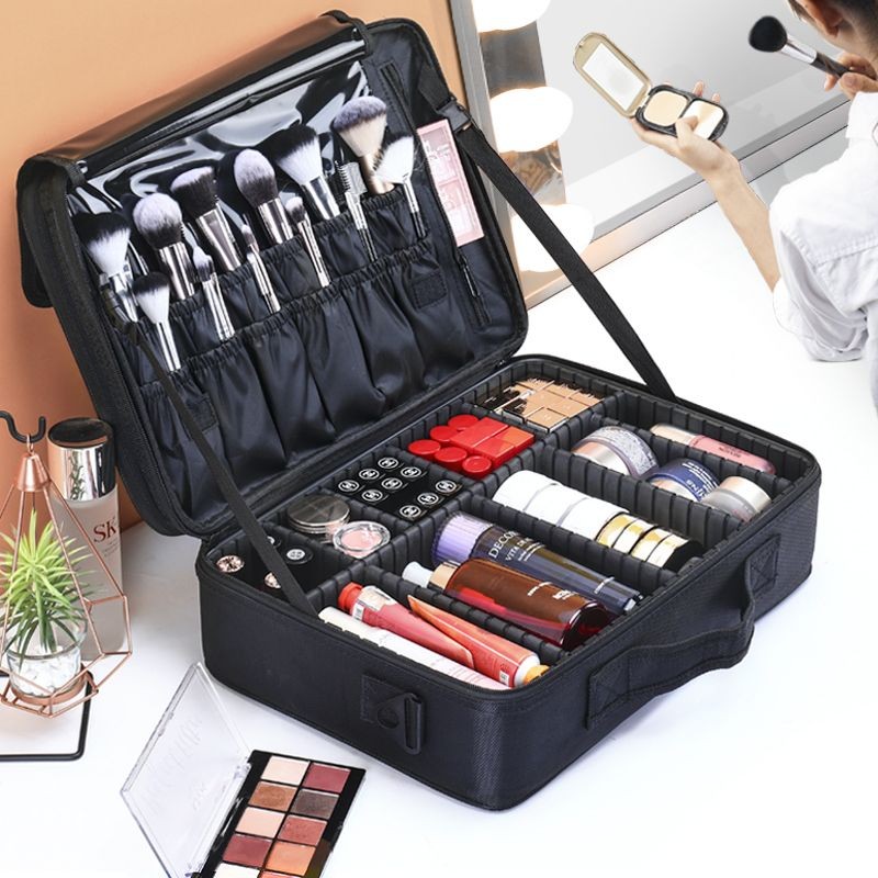 Makeup Bag For Women Portable Ins Portable Large Capacity Multi-layer ...