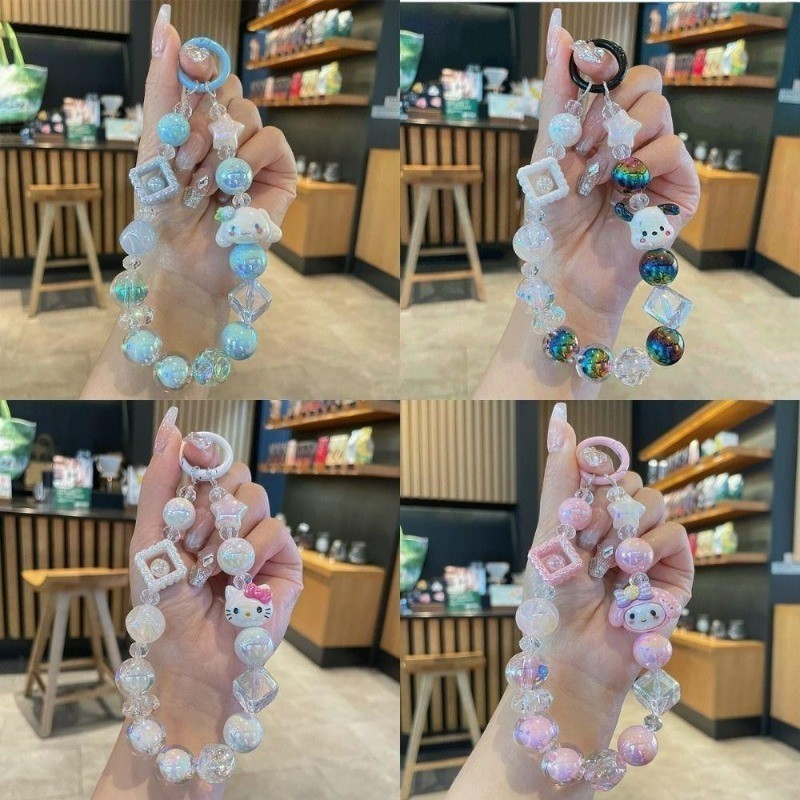 Sanrio Phone Case Short Hanging Chain Hello Kitty Cinnamoroll Kuromi ...