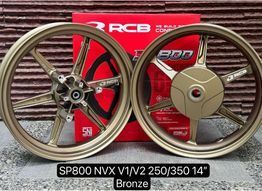 SP800 SP 800 RCB RACING BOY SPORT RIM [ 250/350 X14 INCH ] NVX155 V1/V2 ...